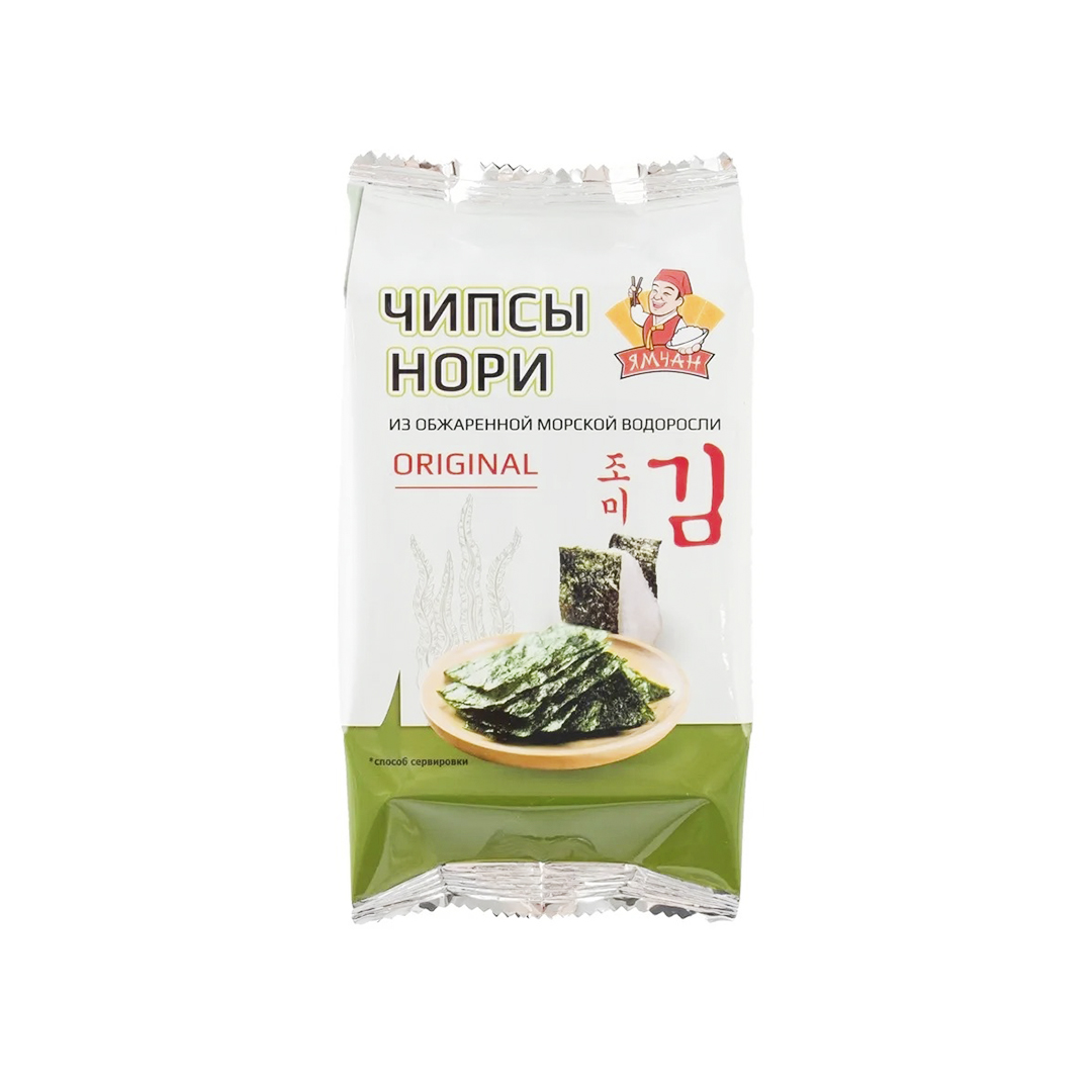 Чипсы из водорослей Ямчан с оригинальным вкусом, 5 гр за 76 ₽ - купить в  Калининграде - интернет-магазин Asiator